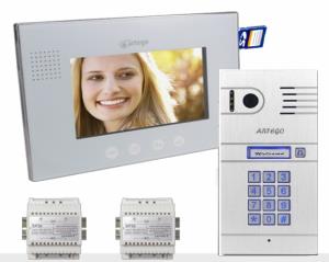 ARTEGO 7 LCD KAYITLI MONİTÖR + ŞİFRELİ ZİL PANELİ SETİ ART-70MB VİLLA SET-9